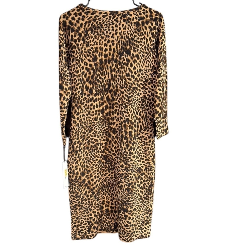 NWT Calvin Klein Knit Dress Animal Print Size Medium - Picture 7 of 7
